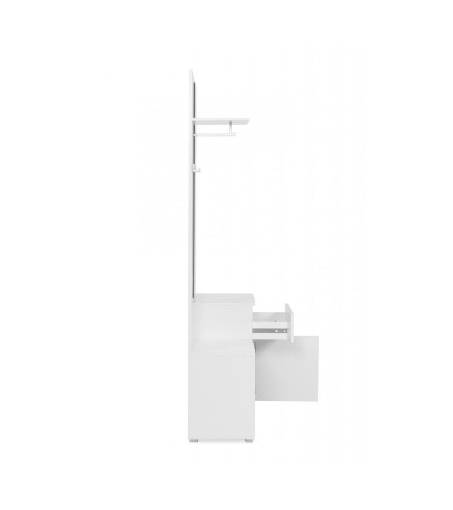 Mobile ingresso Image41B bianco con specchio