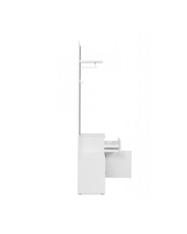 Mobile ingresso Image41B bianco con specchio