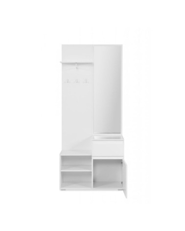 Mobile ingresso Image41B bianco con specchio