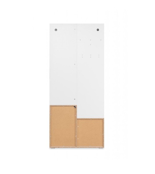 Mobile ingresso Image41B bianco con specchio