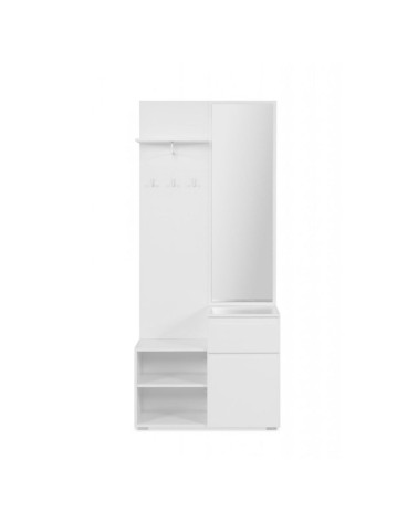 Mobile ingresso Image41B bianco con specchio