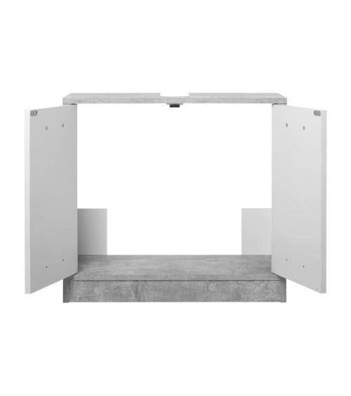 Set bagno Madeira beton bianco