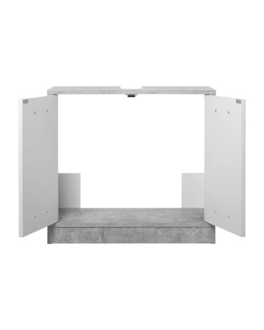 Set bagno Madeira beton bianco