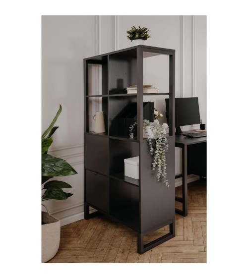Libreria a giorno Sumatra20A antracite bifacciale