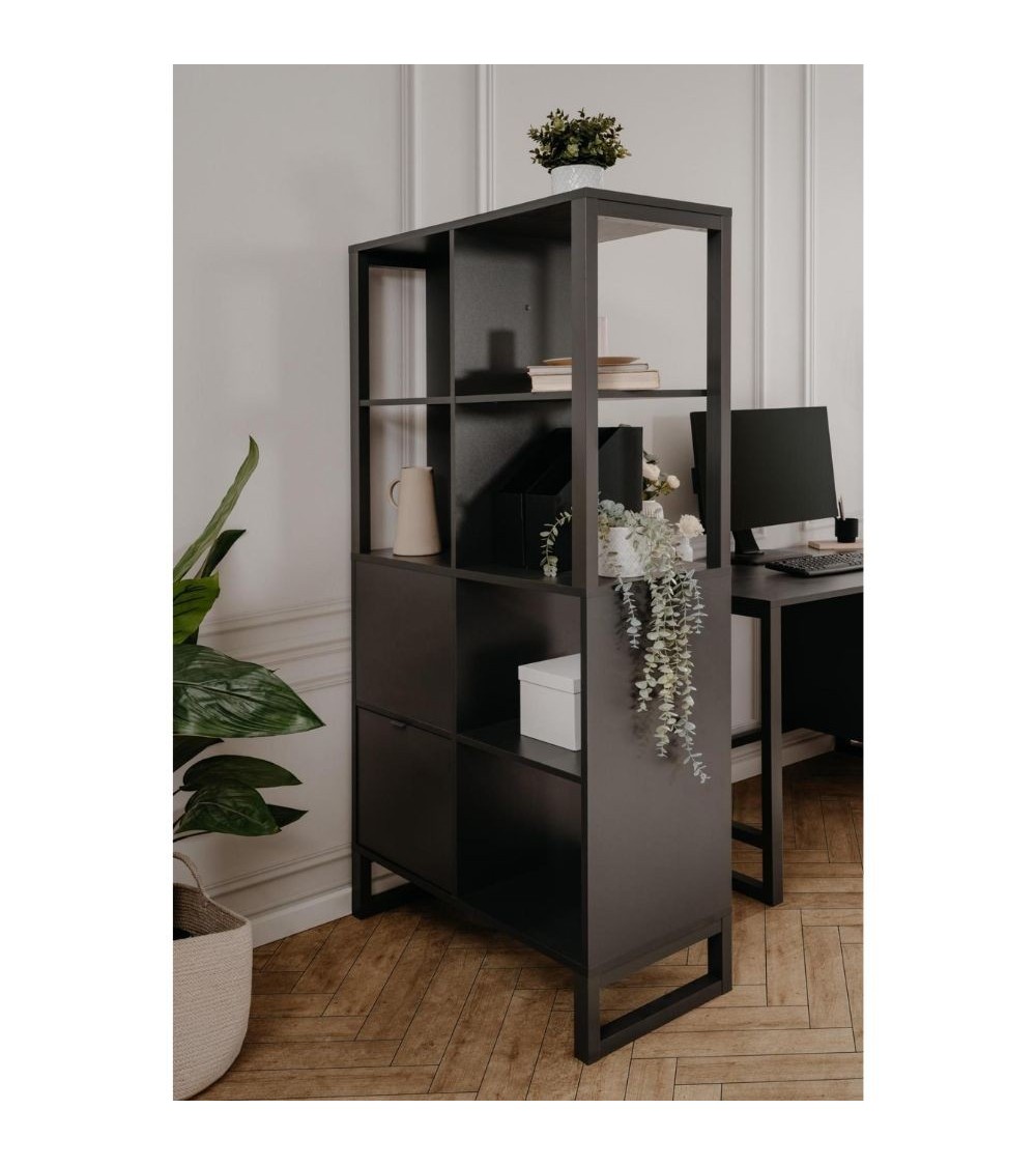 Libreria a giorno Sumatra20A antracite bifacciale
