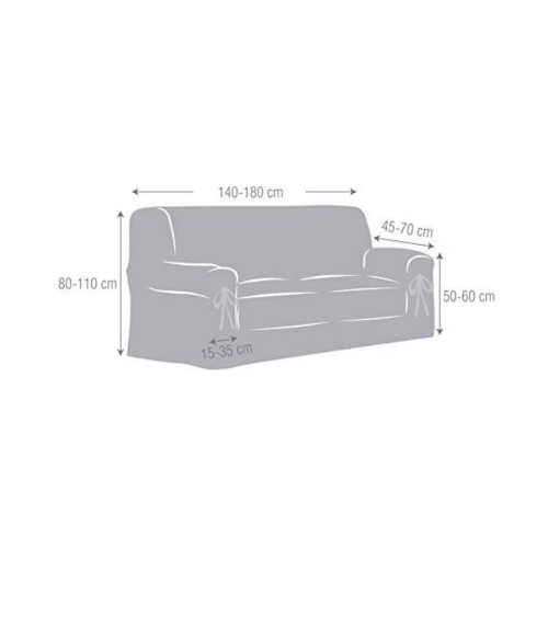 Copridivano Levante universale beige 140/180 con lacci