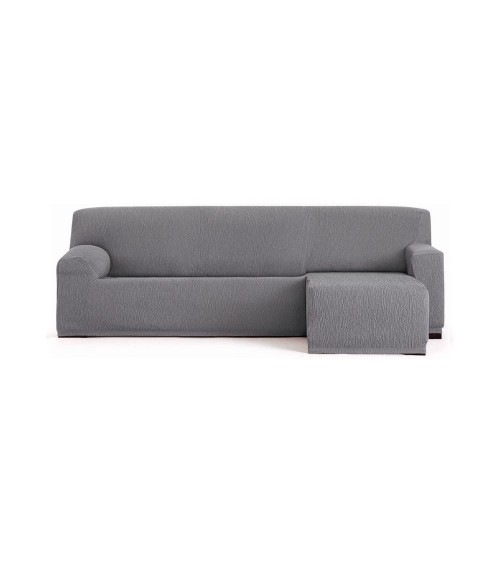 Copridivano Troya elastico penisola destra grigio bracciolo corto 250/310