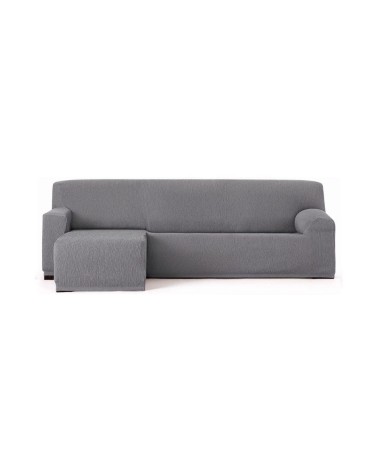 Copridivano Troya elastico penisola sinistra grigio bracciolo corto 250/310