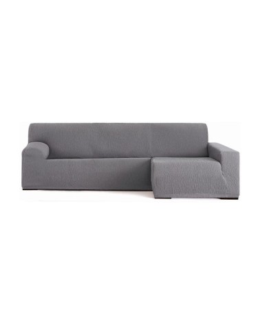 Copridivano Troya elastico penisola destra grigio bracciolo lungo 250/310