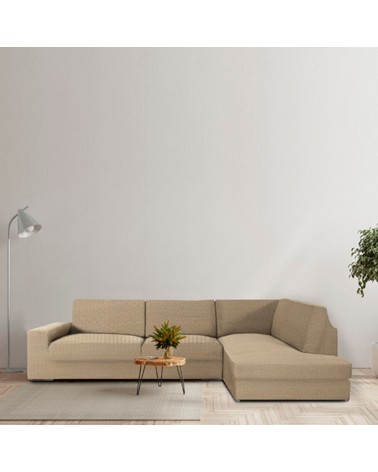 Copridivano Jaz angolare destro beige 350-500