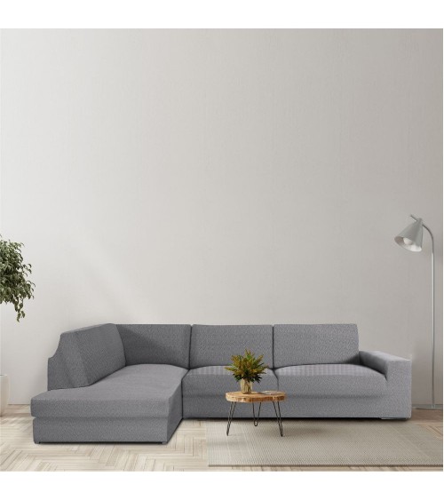 Copridivano Jaz angolare sinistro grigio 350-500