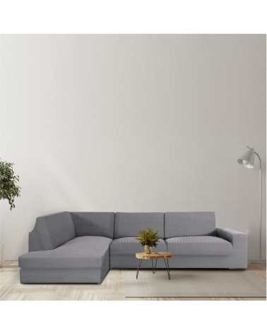 Copridivano Jaz angolare sinistro grigio 350-500