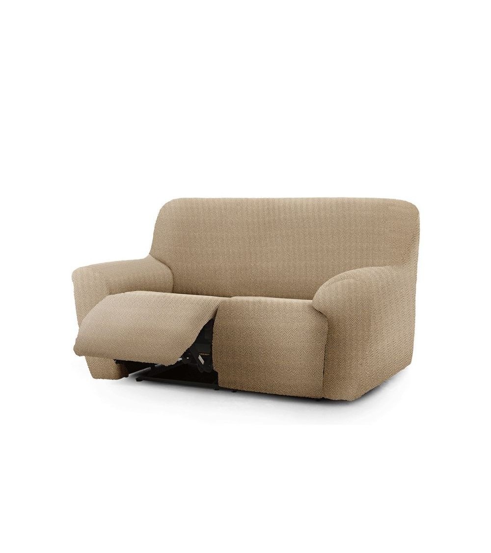 Copridivano Jaz recliner 2 posti beige 150-200