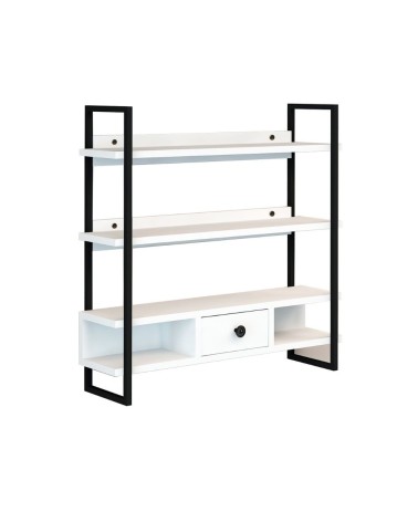 Scaffale da parete Severo mensole e cassetto