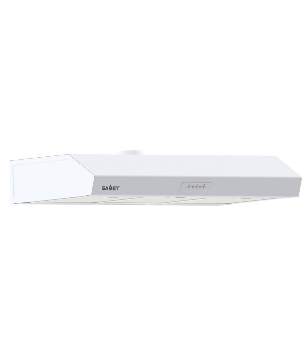Samet Gruppo cappa sottopensile Tornado 90 luce led potenza aspirante 280 m3/h bianco classe D