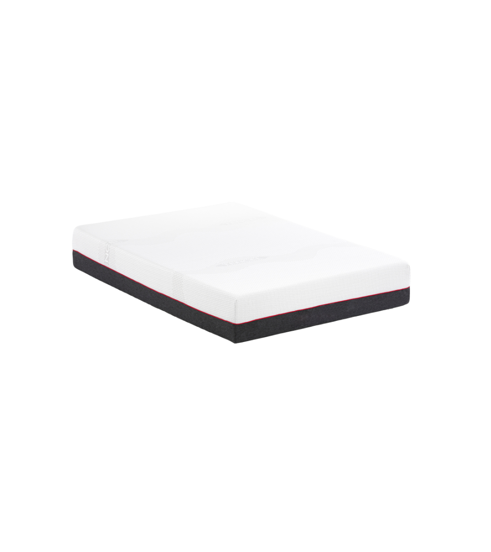 Materasso una piazza e mezza Olmio memory foam 120x190x25h tessuto antibatterico sfoderabile