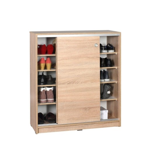 Scarpiera ADR322OAK2023 rovere ante scorrevoli e 4 ripiani