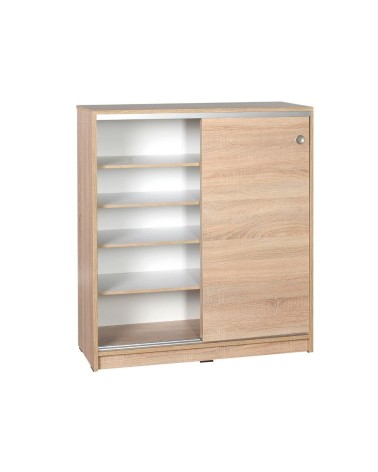 Scarpiera ADR322OAK2023 rovere ante scorrevoli e 4 ripiani