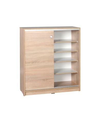 Scarpiera ADR322OAK2023 rovere ante scorrevoli e 4 ripiani