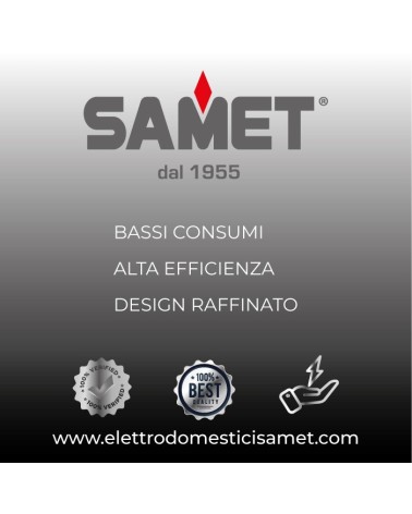 Samet Derby250 Frigorifero incasso combinato reversibile full no frost 250 litri