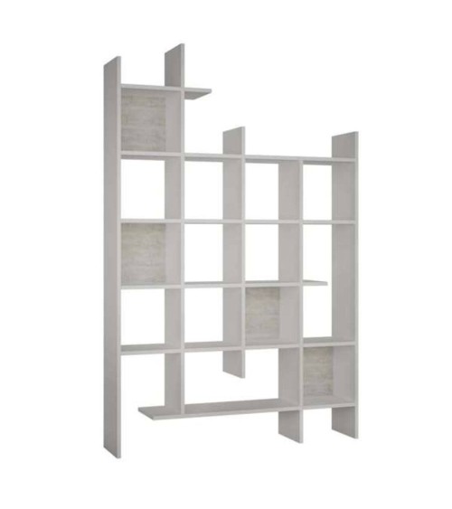 Libreria Manco bianca 6 ripiani 122x25.5x188H