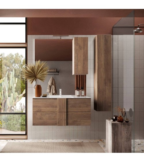Mobile bagno sospeso Salemi80 rovere mercure