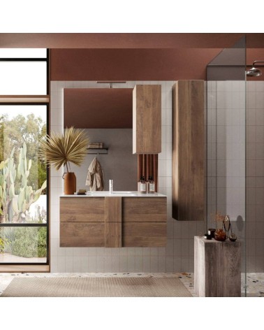 Mobile bagno sospeso Salemi80 rovere mercure