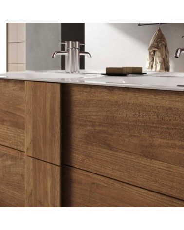 Mobile bagno Salemi120 doppia vasca rovere mercure
