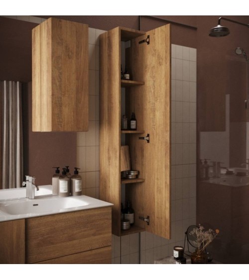 Colonna bagno Salemi sospesa 26x138h rovere mercure