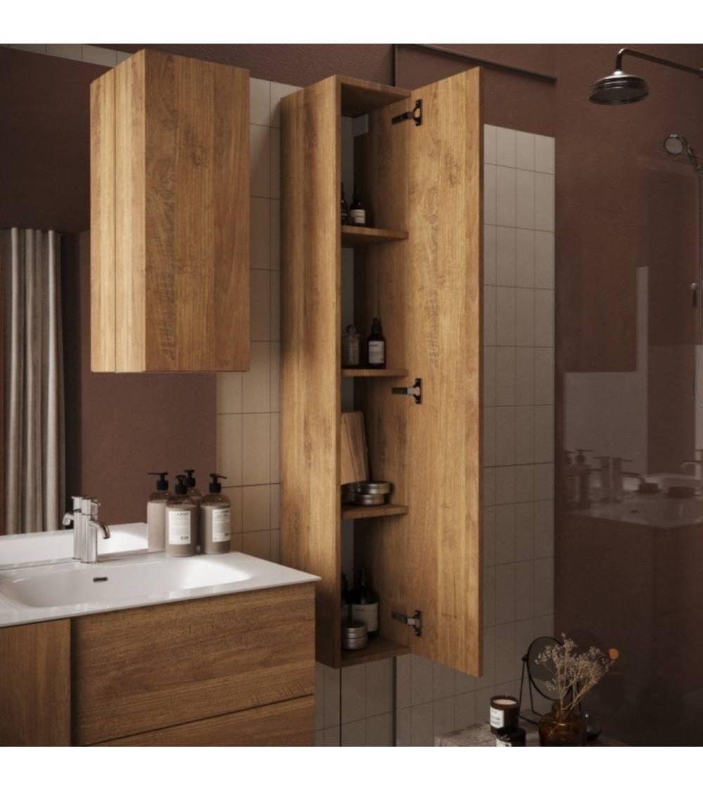 Colonna bagno Salemi sospesa 26x138h rovere mercure
