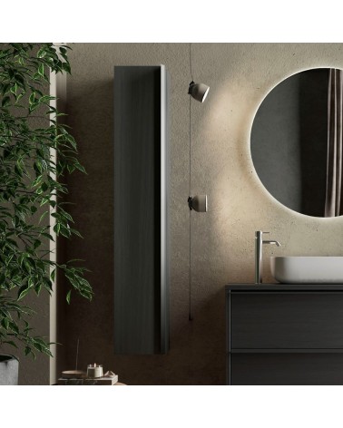 Colonna bagno Adam sospesa 26x138h nero frassinato