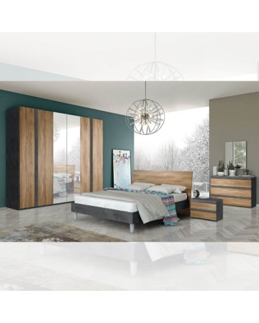 Camera da letto Borghese noce dark