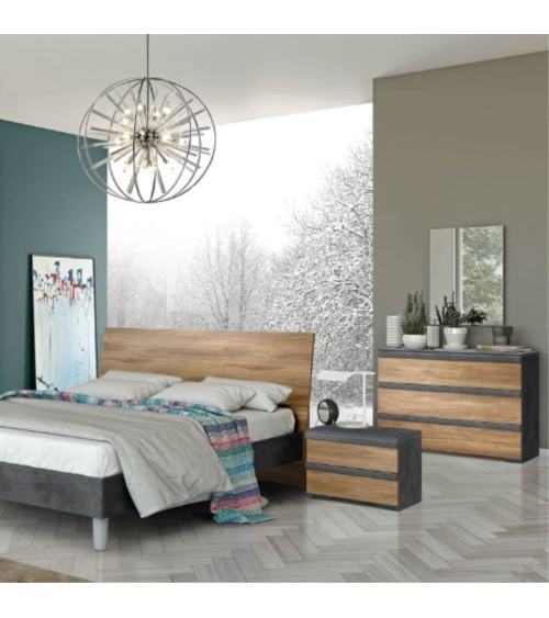 Camera da letto Borghese noce dark