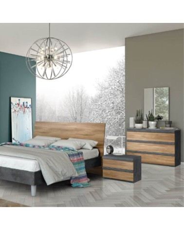Camera da letto Borghese noce dark