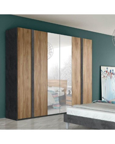 Camera da letto Borghese noce dark