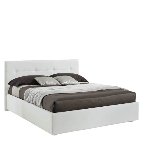 Camera da letto Mania grigio e bianco lucido