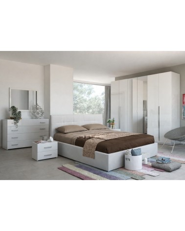 Camera da letto Nerano bianco laccato