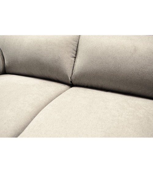 Divano Alenda 2 posti fisso con piedini quadrati colore Roma 05 beige