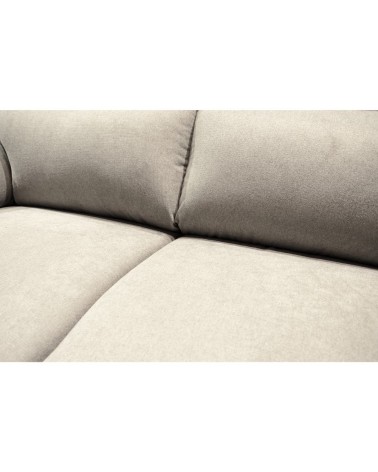 Divano Alenda 2 posti fisso con piedini quadrati colore Roma 05 beige