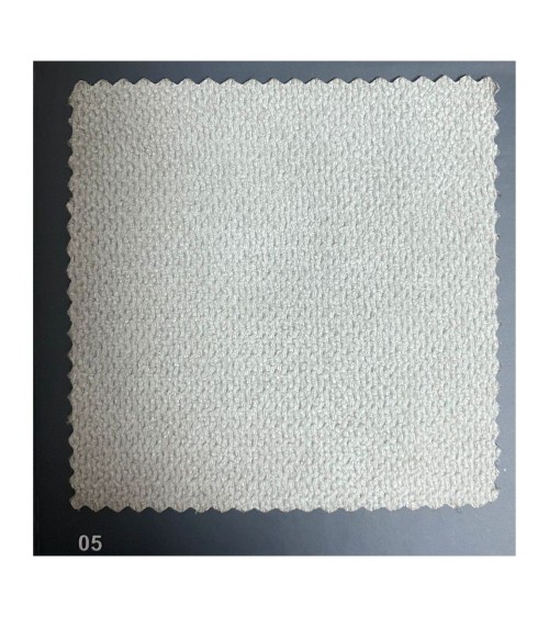 Divano Alenda 2 posti fisso con piedini quadrati colore Roma 05 beige