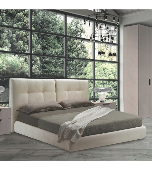 Camera da letto Lulu canapa frassinato e maniglie antracite