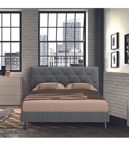 Camera da letto Piera canapa frassinato con letto contenitore