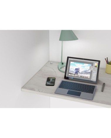 Cameretta 2278 con letto a soppalco con scrivania sottostante colore bianco e bianco consumato