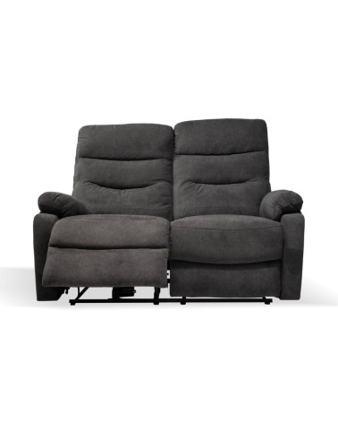 Divano 2 posti Brienz 2 recliner elettrici grigio scuro D603