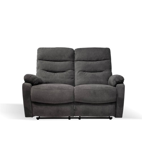 Divano 2 posti Brienz 2 recliner elettrici grigio scuro D603