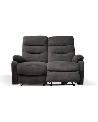 Divano 2 posti Brienz 2 recliner elettrici grigio scuro D603
