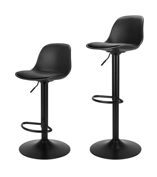Sgabello regolabile Rand completamente nero