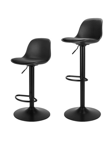 Sgabello regolabile Rand completamente nero