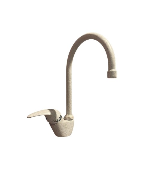 Miscelatore da cucina monocomando Paini Mini 63AU570572C bianco puntinato