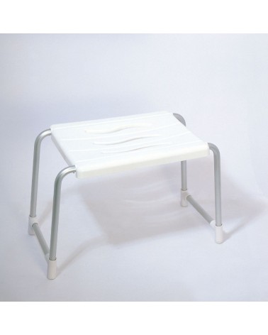 Sgabello per vasca da bagno per disabili colore bianco
